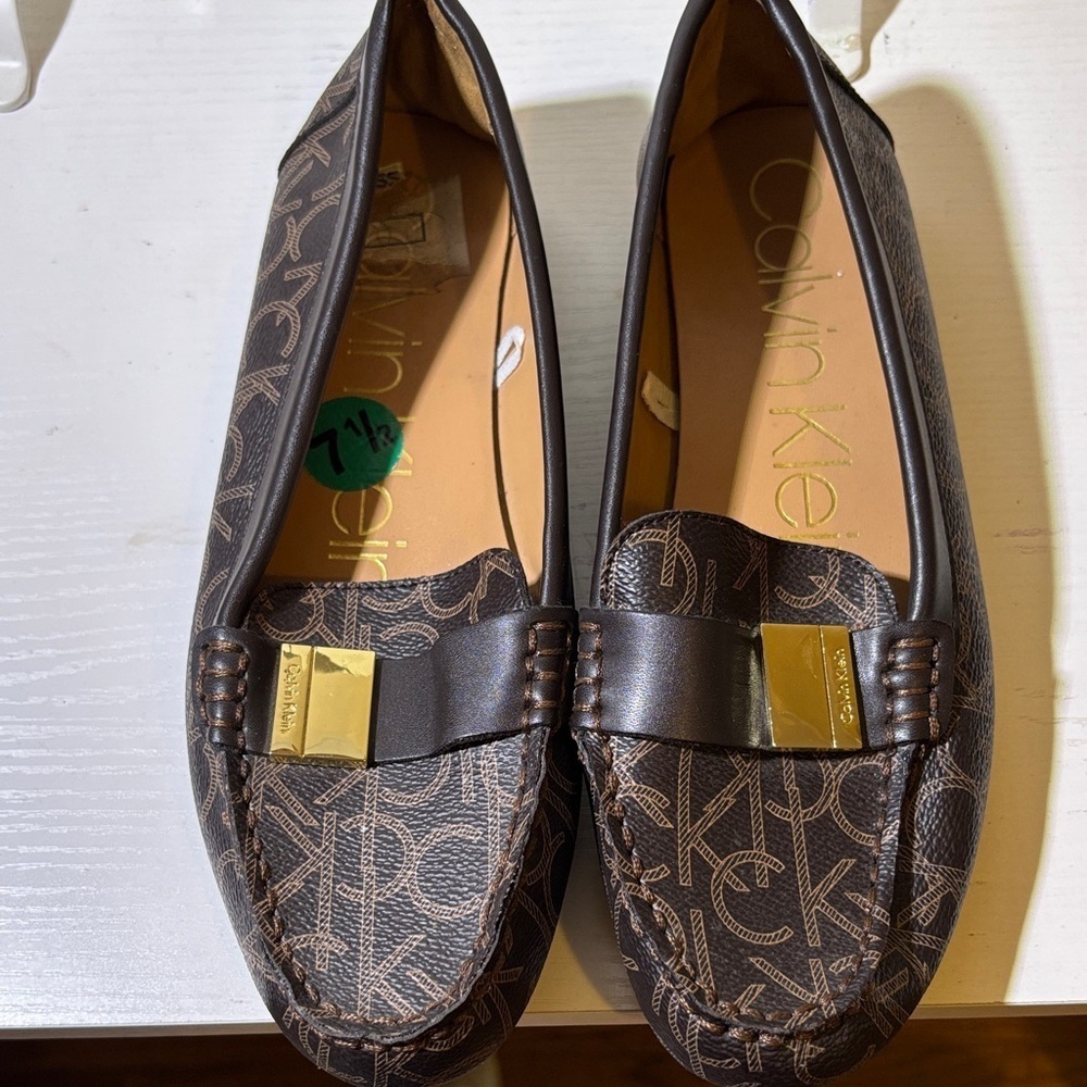 Calvin Klein Signature Brown Loafers